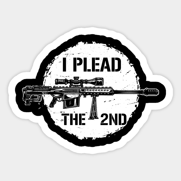 I Plead The 2nd Sticker by change_something